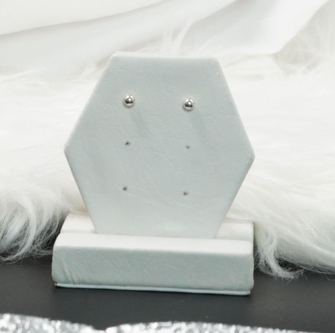 Miniatura 5 de TOPO PLATEADO SENCILLO ACERO 4MM